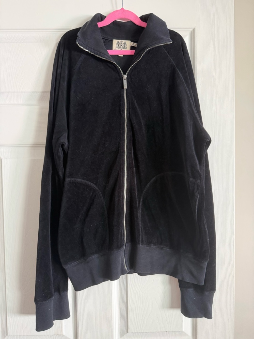 Juicy sweater in black velour